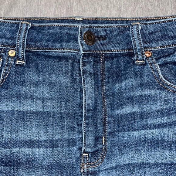 American Eagle Next Level Stretch High Rise Mini Skirt With Zipper Sides Size 14 - Picture 3 of 10